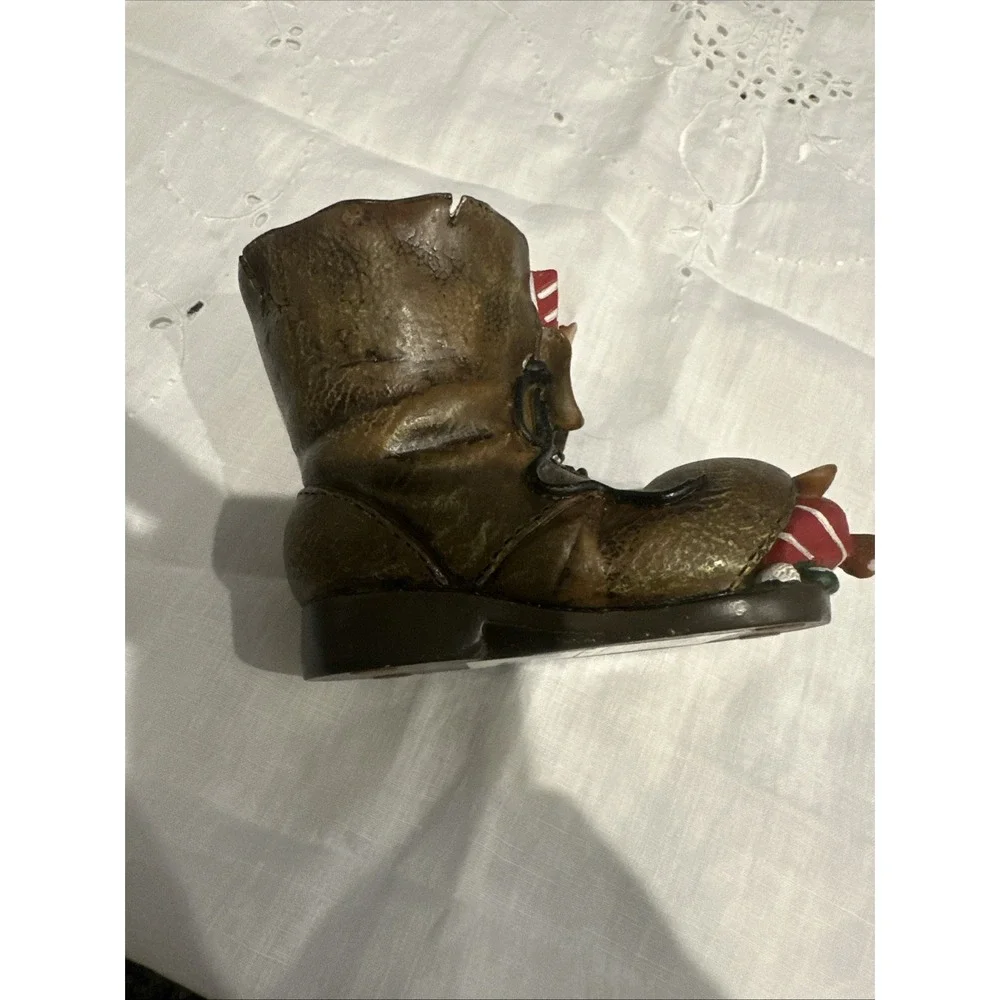 Christmas Mice Mouse in Old Boot‎ Tealight Candle Holder Yankee Candle Adorable